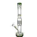 10 Árboles de árbol Perc Green Hookah Glass tuberías de agua para fumar (ES-GB-349)